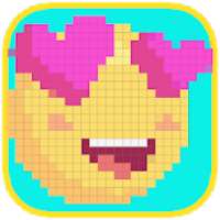 Emoji Color by Number Pixel Art Drawing Book free on 9Apps