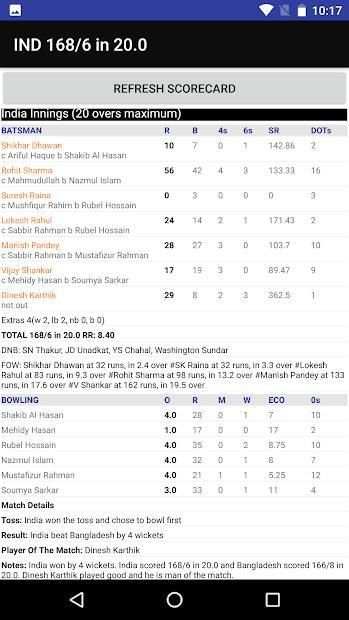 Live Cricket Buzz स्क्रीनशॉट 4