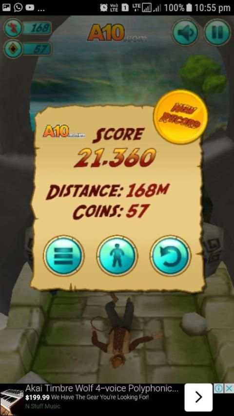 Indian Temple Run स्क्रीनशॉट 1