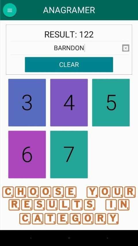 Anagramer - Anagram Solver 2 تصوير الشاشة