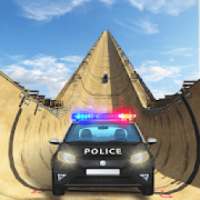 US Police Mega Ramp Car Stunts : Transformer Games