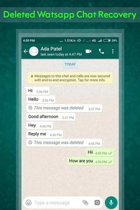 Deleted Watsapp Chat Recovery screenshot 2