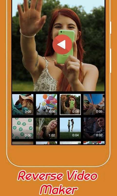 Reverse Video Player-Movie Magic FX स्क्रीनशॉट 1