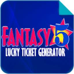 Fantasy 5 Lucky Ticket Generator 1.2