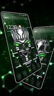 3D Neon Skull Theme screenshot 3