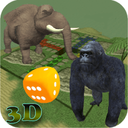 ikon Ludo Jumanji Game Board 3D