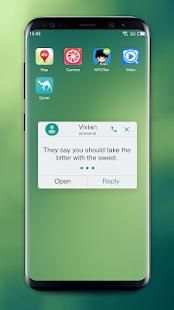 Android 9 Green - Android P & Pie color theme screenshot 2