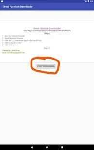 Direct Facebook Downloader screenshot 5