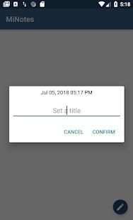MiNote screenshot 2