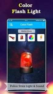 Color Flash Light Call & SMS: Torch LED Flash screenshot 3