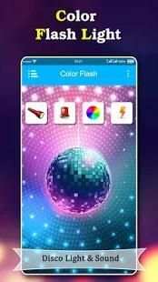 Color Flash Light Call & SMS: Torch LED Flash screenshot 2