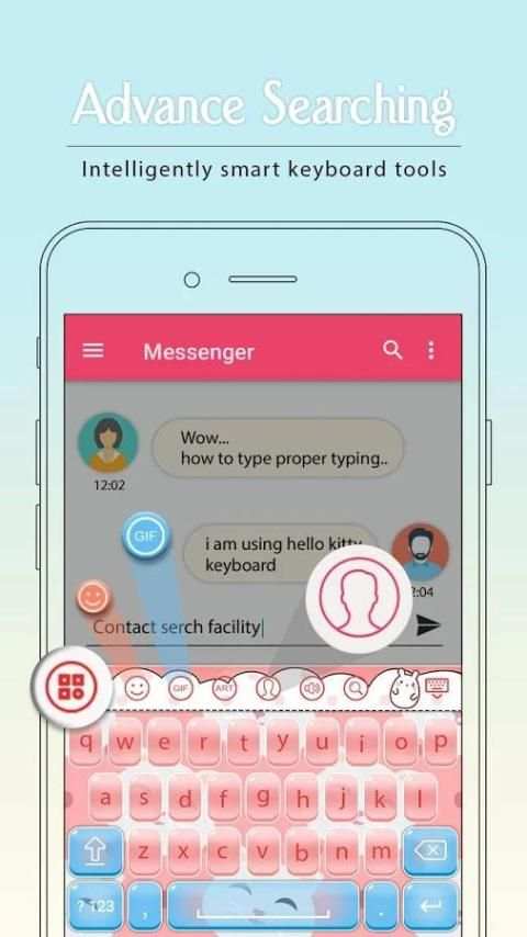 Hello Kitty Keyboard screenshot 1