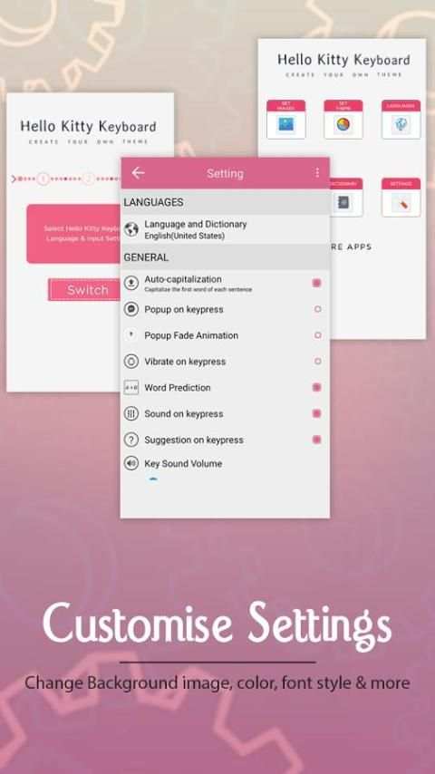 Hello Kitty Keyboard screenshot 7
