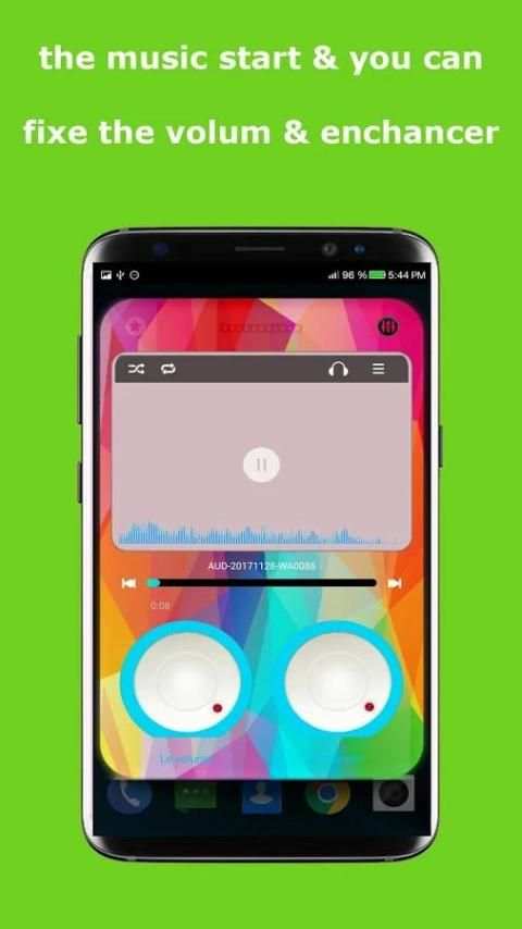 Bass Booster Equalizer 2018 स्क्रीनशॉट 3