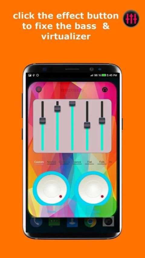 Bass Booster Equalizer 2018 स्क्रीनशॉट 2