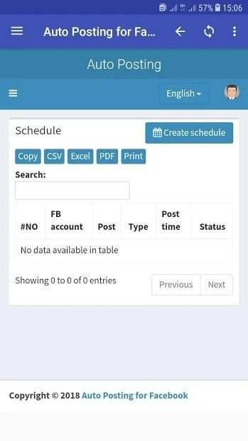 Auto Posting for Facebook screenshot 2