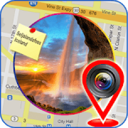 GPS Map Camera: Share My Photo Location: GPS Maps icon