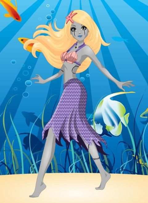 Dress up Zombie Princesses Girls Makeup screenshot 7