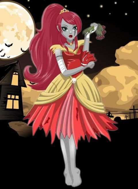 Dress up Zombie Princesses Girls Makeup screenshot 6