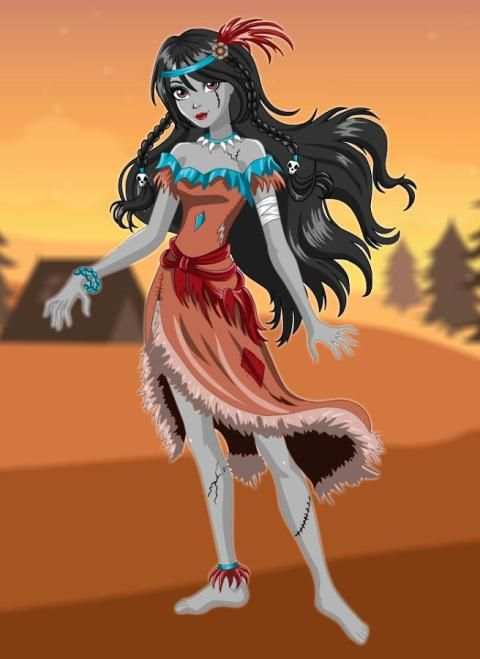 Dress up Zombie Princesses Girls Makeup screenshot 1