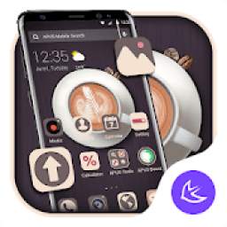 Coffee time APUS Launcher Theme