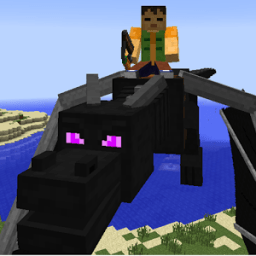 ikon Dragon Mount Mod for MCPE