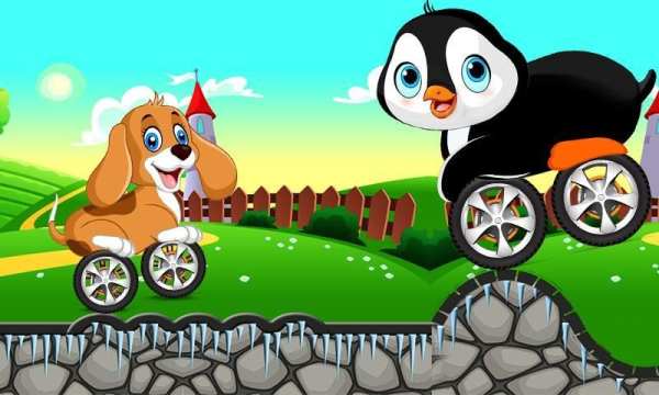 Animal Car Washing & Repairing Salon - Bike Racing screenshot 2