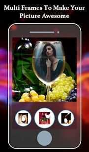 Wine Glass Photo Frame Editor 4 تصوير الشاشة