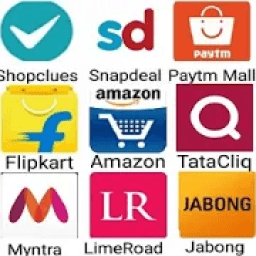 Shopping Apps: Flipkart, Amazon, Shein, Limeroad आइकन