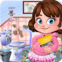 ikon Barbie Bathroom Cleaner Girl Games