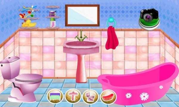 Barbie Bathroom Cleaner Girl Games screenshot 6