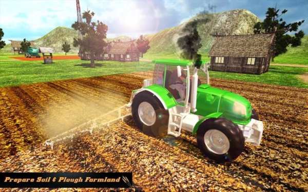 Forage Plow Farming USA Tractor Simulator screenshot 5