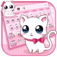 Cute Kawaii Cat Theme Keyboard on 9Apps