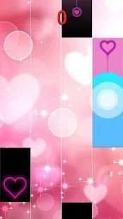 Heart Piano Tiles Pink स्क्रीनशॉट 2