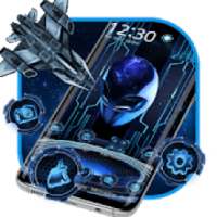 3D Neon Alien Launcher