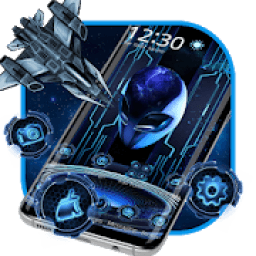 3D Neon Alien Launcher आइकन