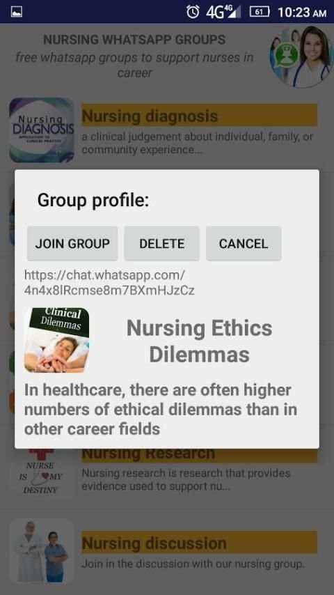 Nursing Whatsapp Groups screenshot 3