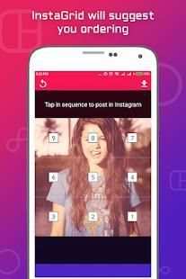 InstaGrid Photo Maker - 9 Square Cut Grid Maker screenshot 3