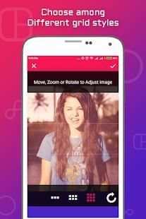 InstaGrid Photo Maker - 9 Square Cut Grid Maker screenshot 4