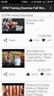 GYM Training Exercise Full Workout Video Tutorials screenshot 5