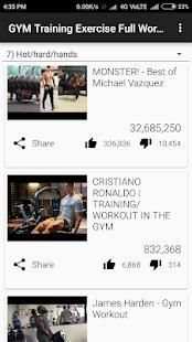 GYM Training Exercise Full Workout Video Tutorials screenshot 4
