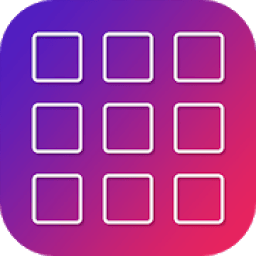 InstaGrid Photo Maker - 9 Square Cut Grid Maker आइकन
