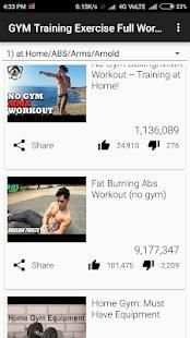 GYM Training Exercise Full Workout Video Tutorials screenshot 7