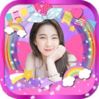 Rainbow Love Frames Cartoon Stickes Emoji on 9Apps