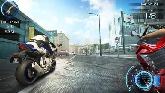Racing Moto 3D screenshot 2