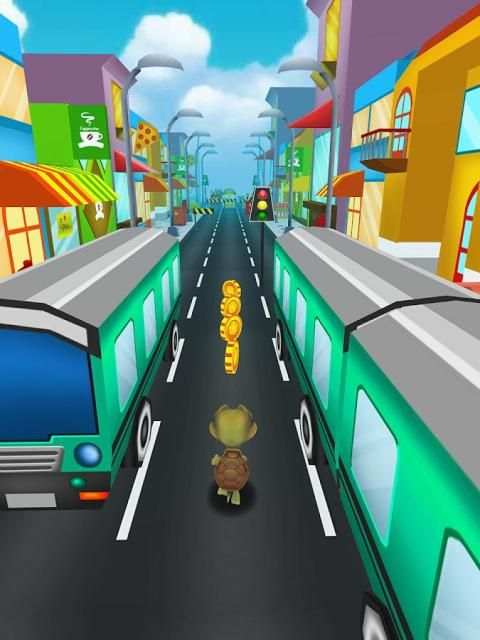 Subway Ninja Turtle Run screenshot 5