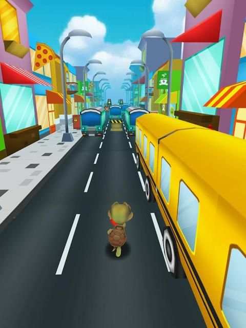 Subway Ninja Turtle Run screenshot 1