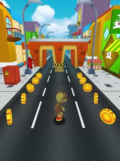 Subway Ninja Turtle Run screenshot 2