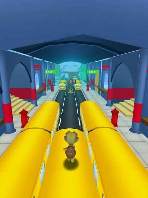 Subway Ninja Turtle Run screenshot 3