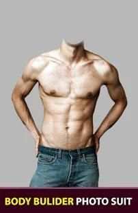 Men Body Builder Suit Photo Editor screenshot 4
